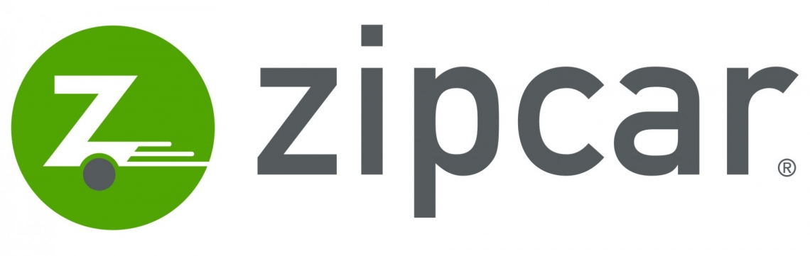 zipcar logo that says zipcar
