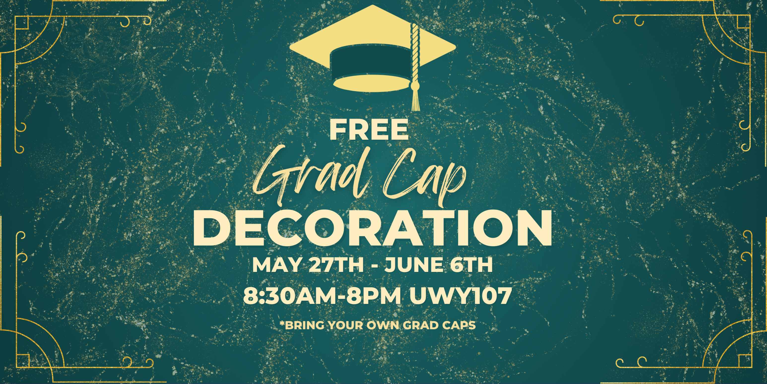 2024 Grad Cap Decoration Event