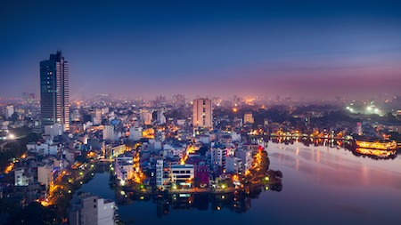 Cityscape of Hanoi