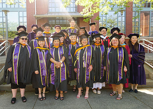 SNHCL Faculty and 2024 Master of Nursing Graduates