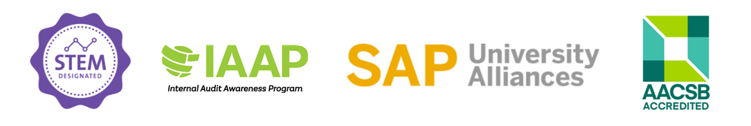 Stem, IAAP, SAP and AACSB logos