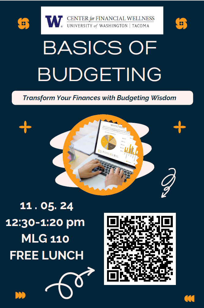 Basics of budgeting 11.5.24 during lunch hour in MLG 110