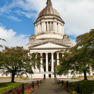 Stock image of capitol building in Olympia