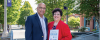 Professors Shailendra and Shalini Jain pose with their new book - Managing Brand Transgressions