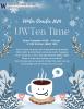 The flyer of UW Teatime for winter quarter