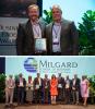 Leader of the Year Clint Stein (top) and all of the awardees (bottom)